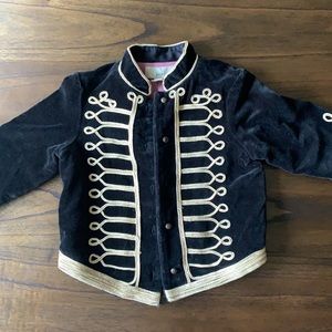 Peek 2T black and gold button up jacket. Purchased at Nordstrom’s.